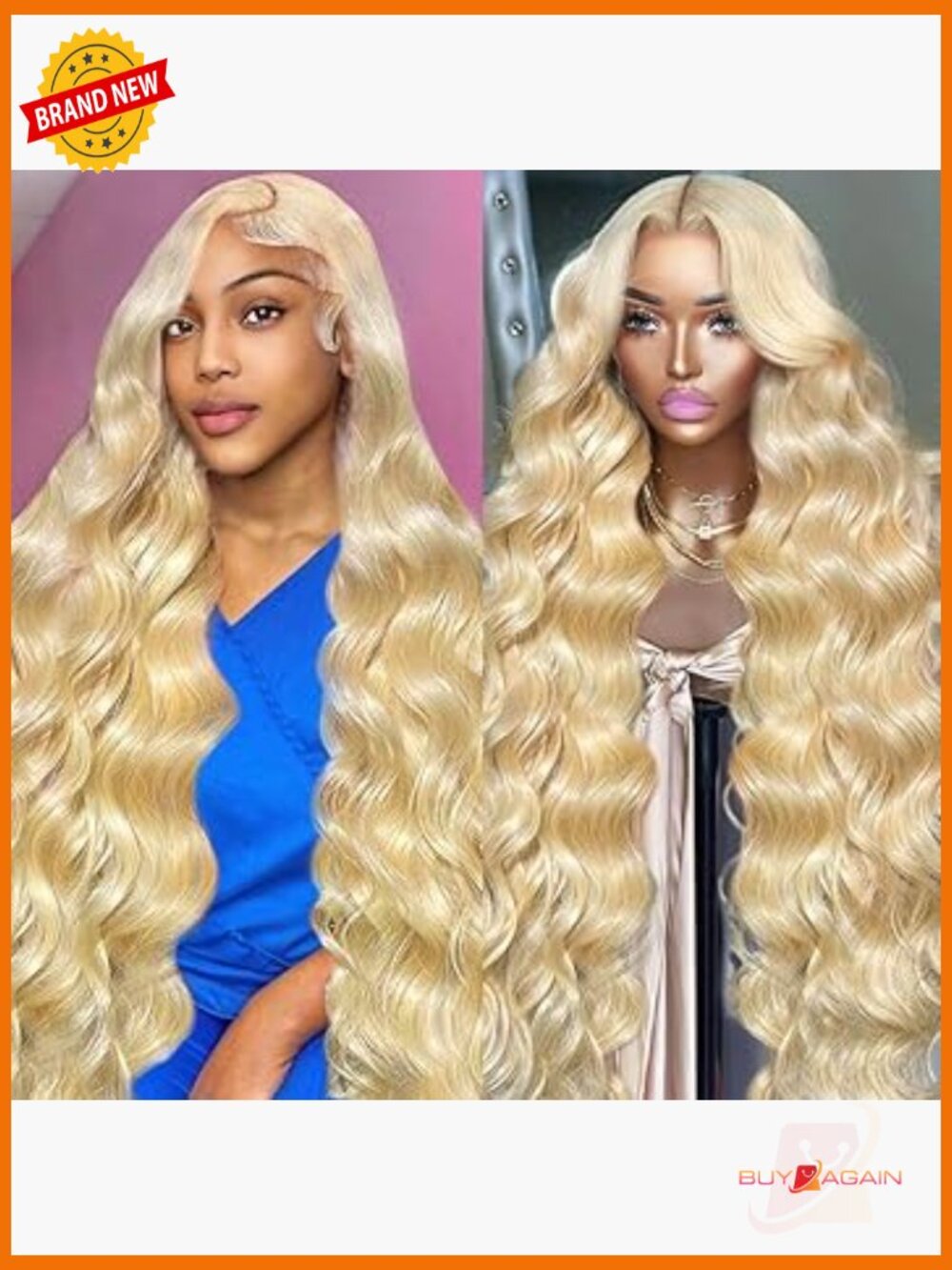 13x6 HD Lace Front Wig 200 Density, Pre Plucked Bleached Knots with Baby Hair